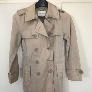Banana Republic Tan overcoat in size XS